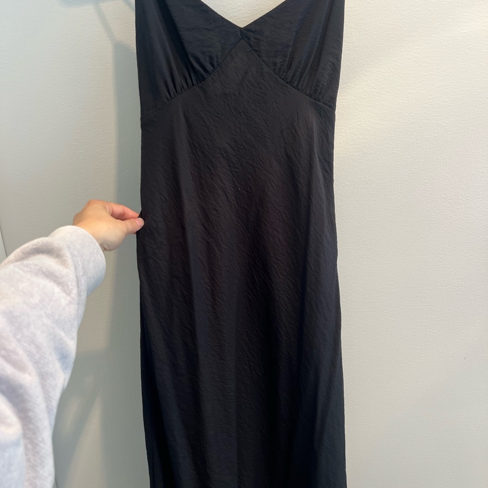 Madewell Black Midi Dress - Picture 3 of 6
